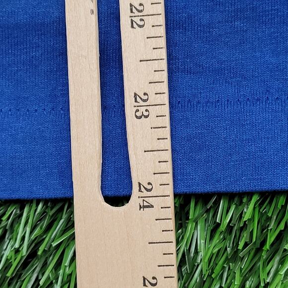 Vintage 90s Edmonton-Oilers Shirt XS/S 17x24 Blue - Picture 14 of 14